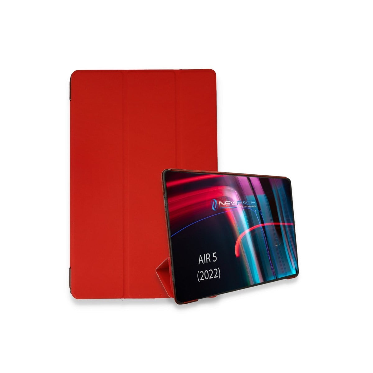 iPad Air 5 (2022) Kılıf Tablet Smart Kılıf - Kırmızı