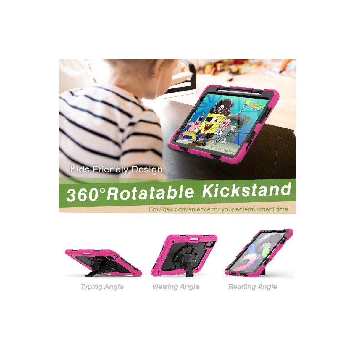 iPad Pro 11 (2020) Kılıf Pars Tablet Kapak - Pembe