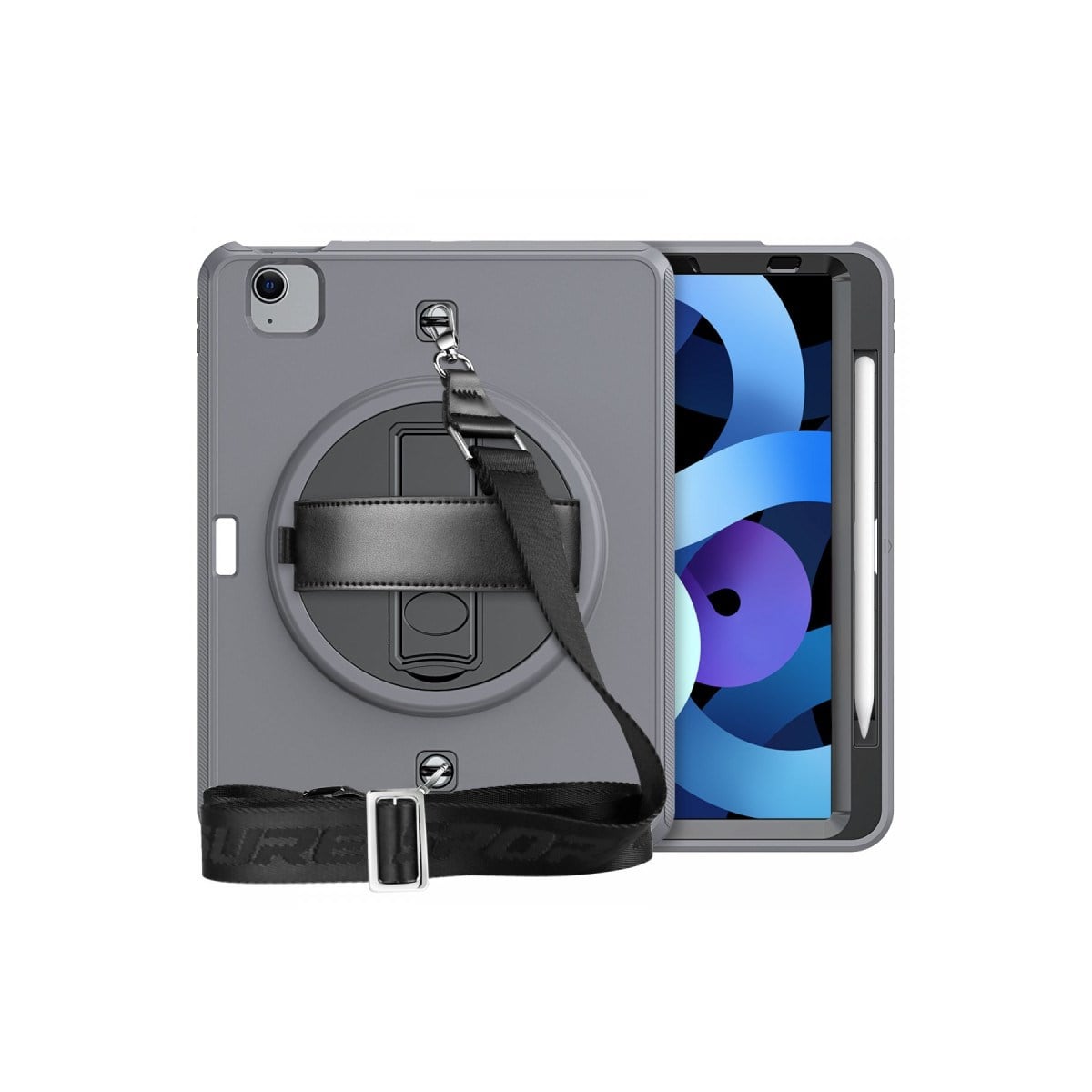 iPad Pro 11 (2020) Kılıf Strap-C Otterbox Tablet Kapak - Gri
