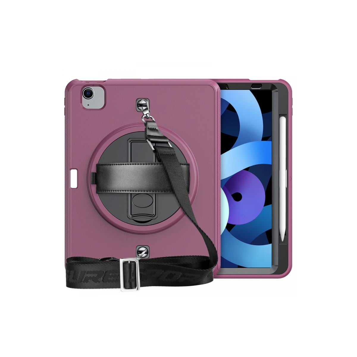 iPad Pro 11 (2020) Kılıf Strap-C Otterbox Tablet Kapak - Mürdüm