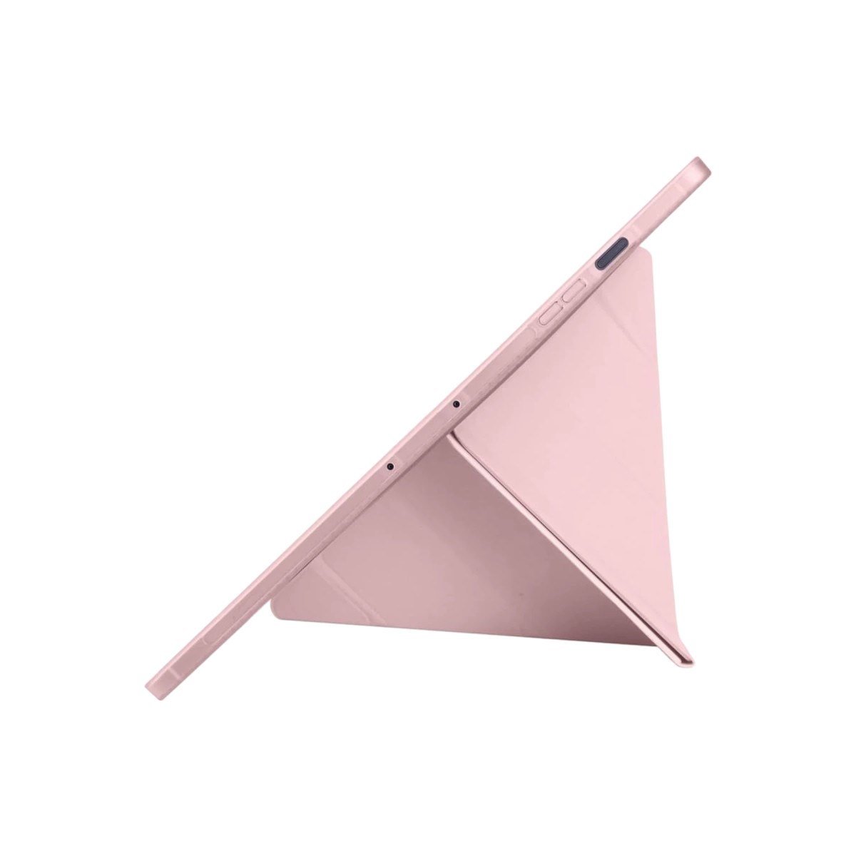 iPad Pro 11 (2024) Kılıf Kalemlikli Hugo Tablet Kılıfı - Rose Gold