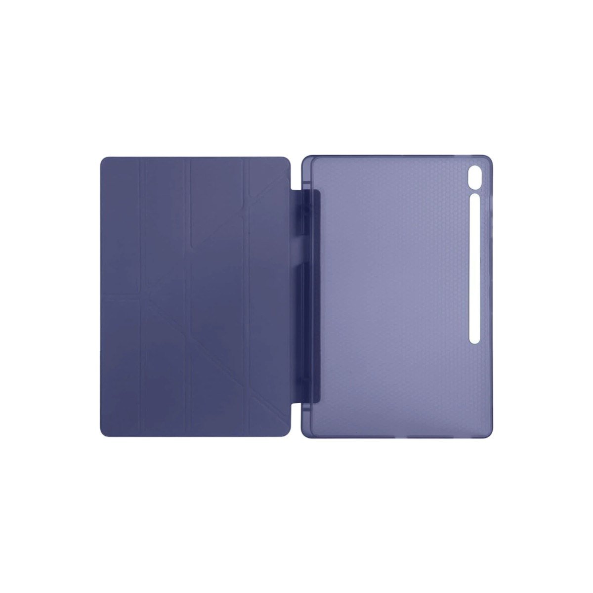 iPad Pro 11 (2024) Kılıf Kalemlikli Hugo Tablet Kılıfı - Lacivert