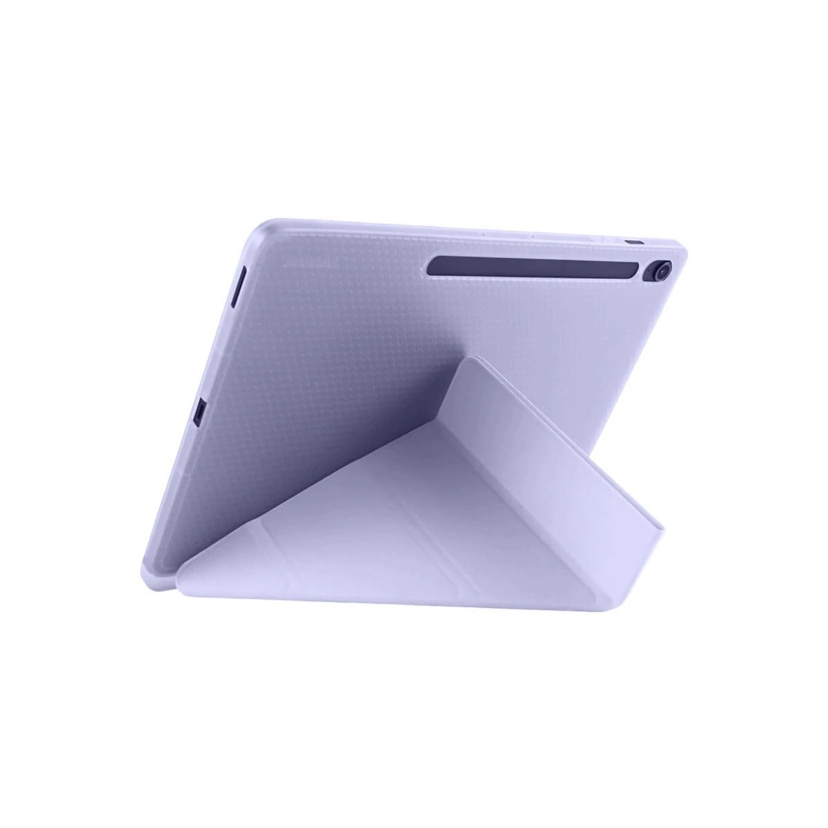 iPad Pro 11 (2024) Kılıf Kalemlikli Hugo Tablet Kılıfı - Lila