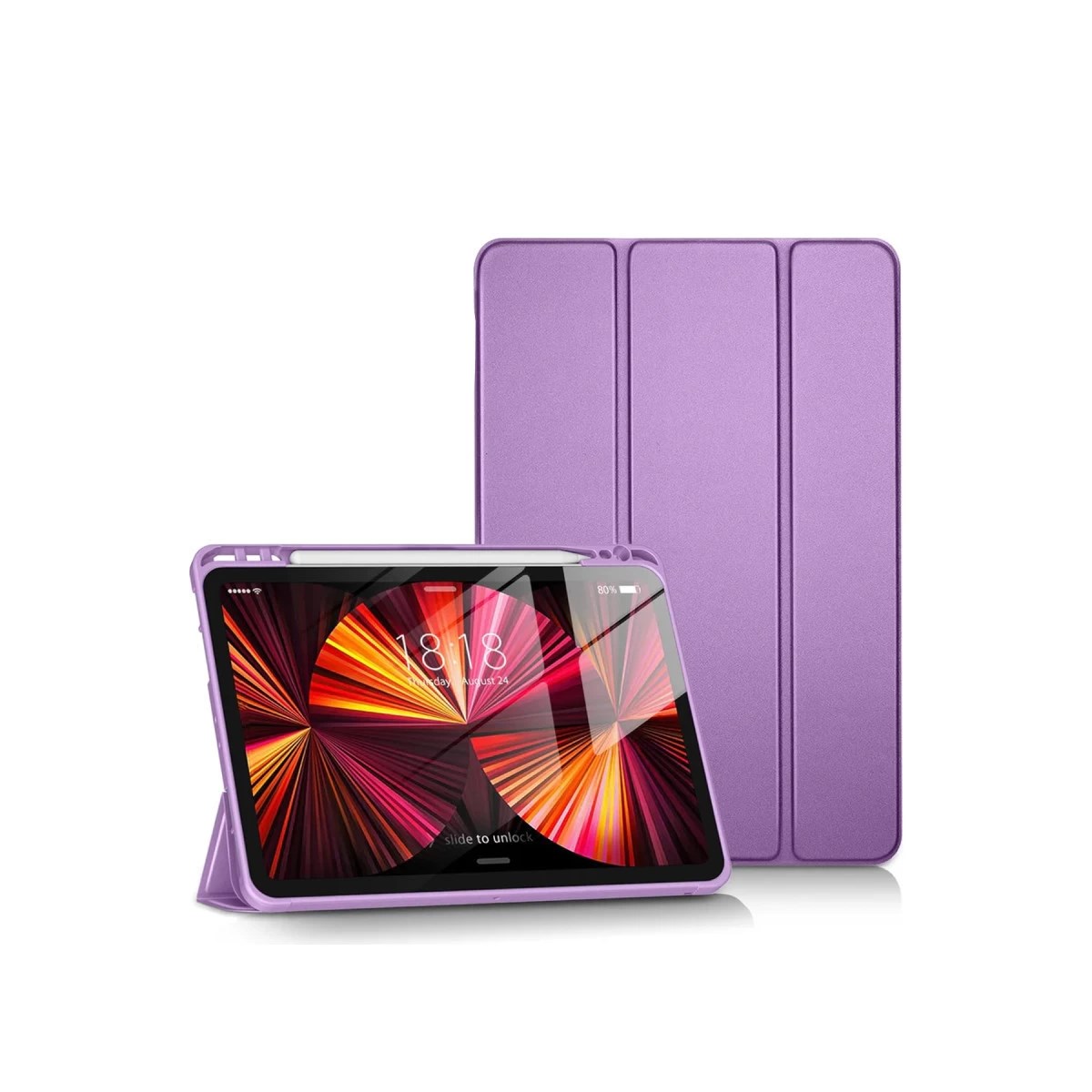 iPad Pro 11 (2024) Kılıf Tablet Smart Kılıf - Lila