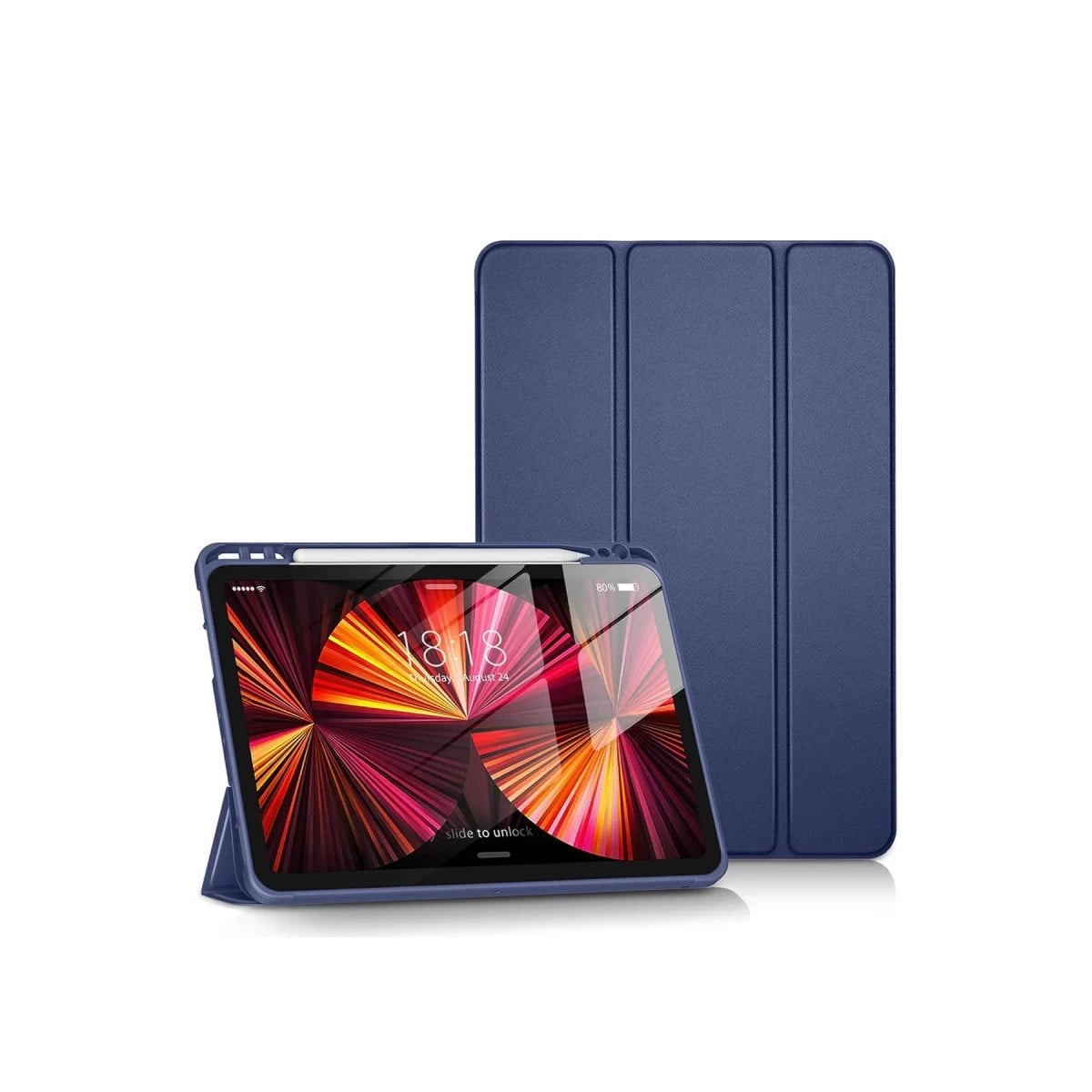 iPad Pro 11 (2024) Kılıf Tablet Smart Kılıf - Lacivert