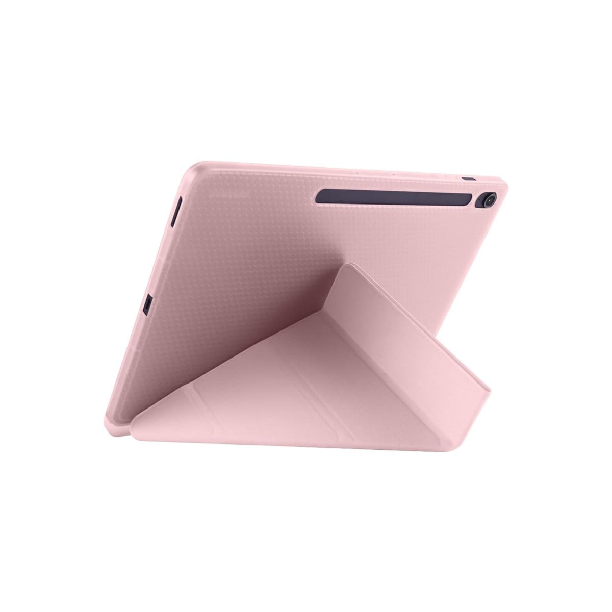 iPad Pro 13 (2024) Kılıf Kalemlikli Hugo Tablet Kılıfı - Rose Gold