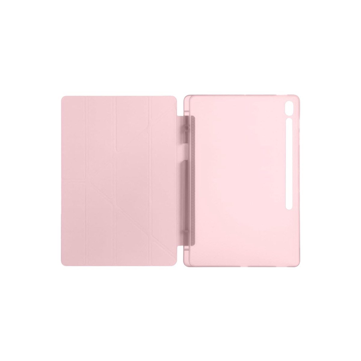 iPad Pro 13 (2024) Kılıf Kalemlikli Hugo Tablet Kılıfı - Rose Gold