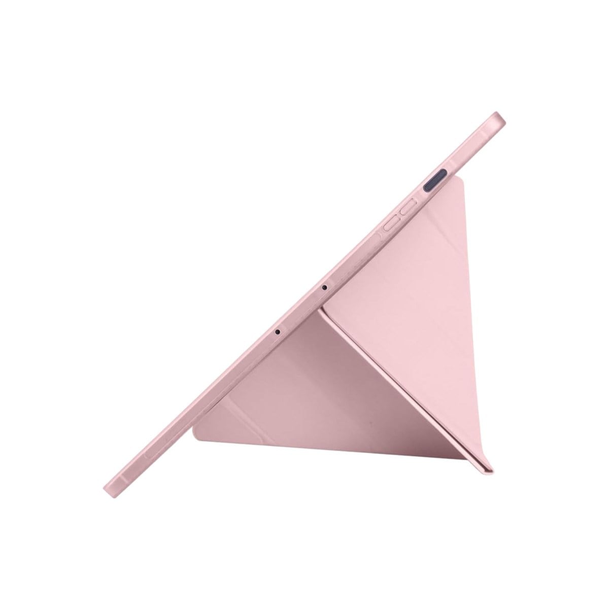 iPad Pro 13 (2024) Kılıf Kalemlikli Hugo Tablet Kılıfı - Rose Gold