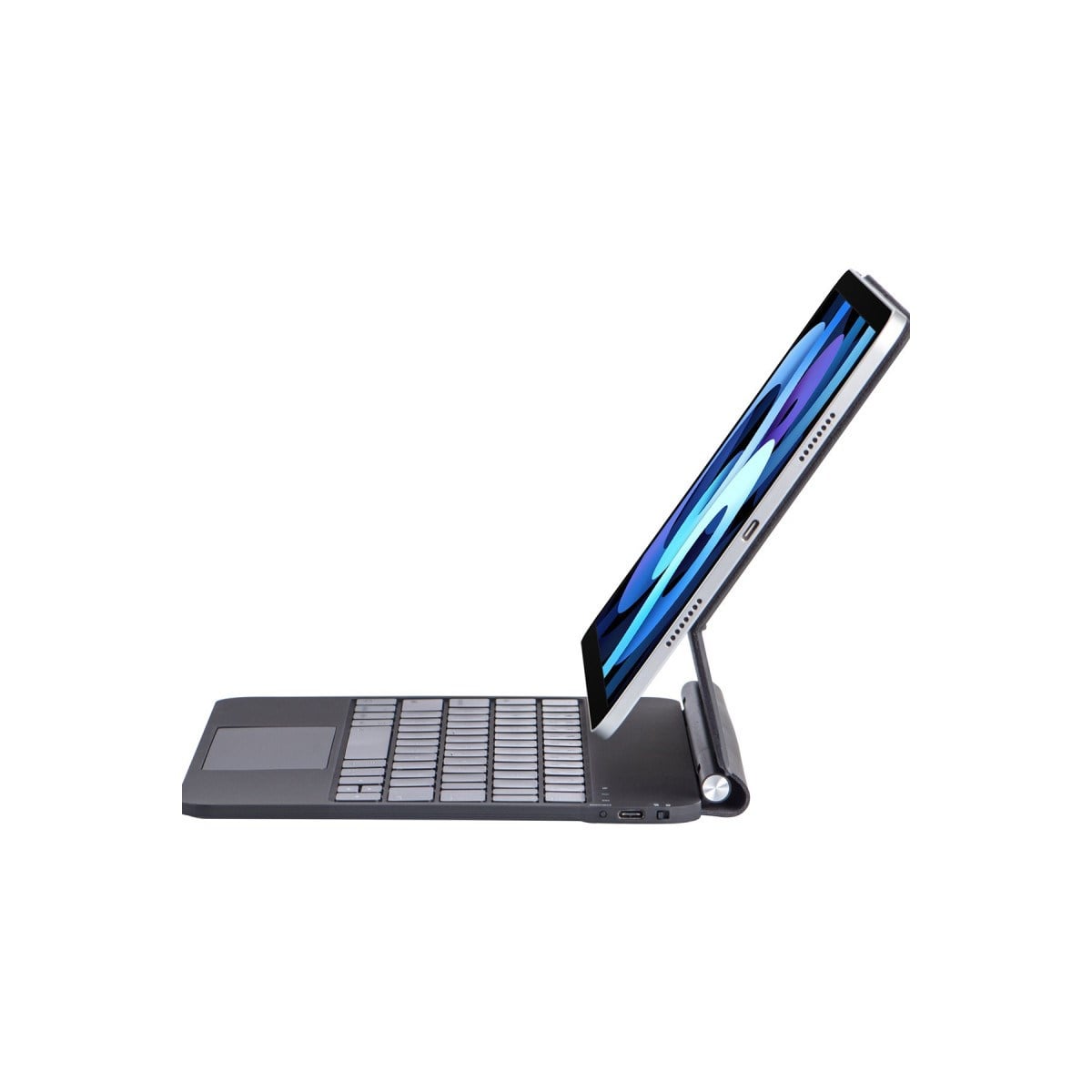 iPad Pro 13 (2024) Kılıf X9P Magic Manyetik Klavyeli Tablet Kılıfı - Siyah
