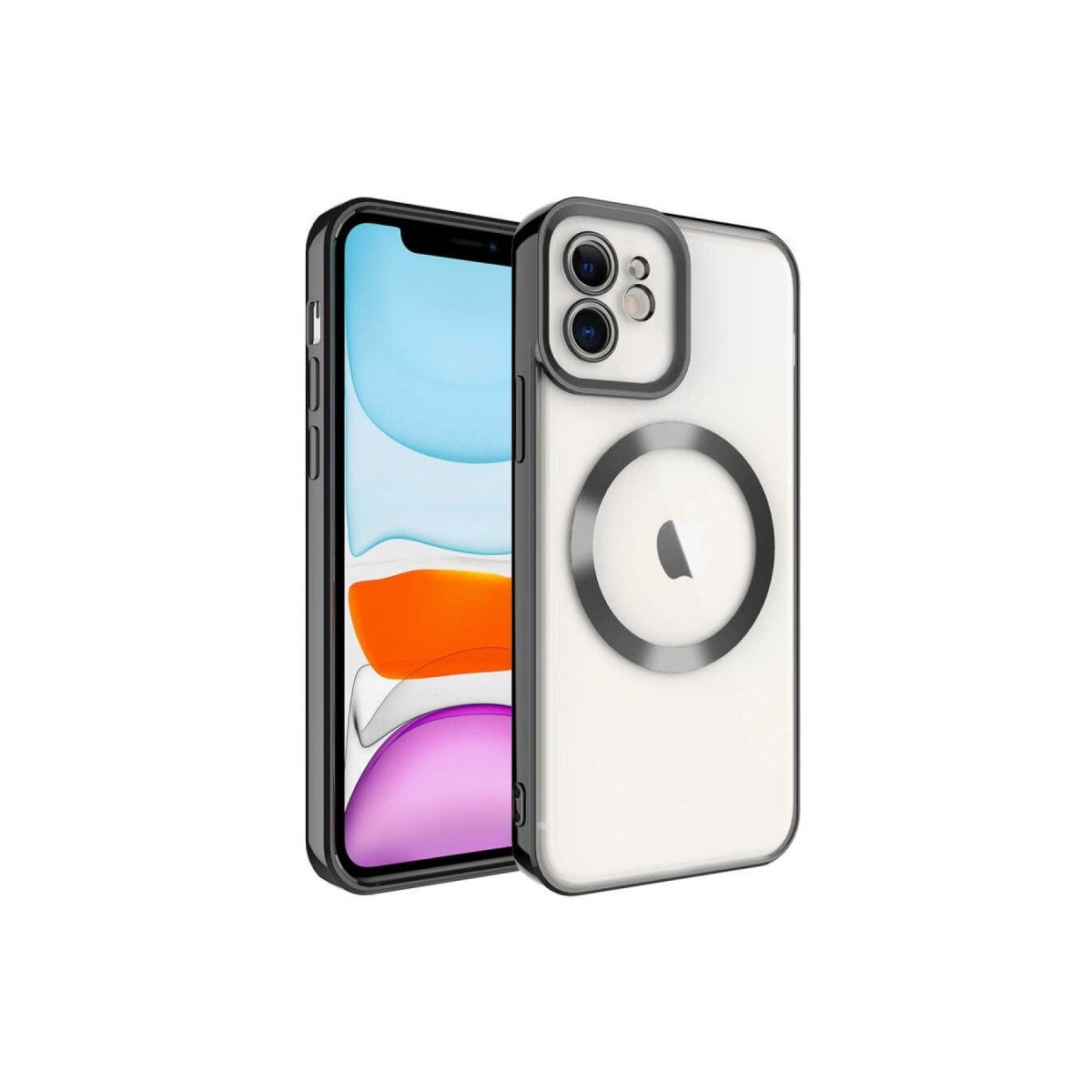 iPhone 11 Kılıf Kross Magneticsafe Kapak - Siyah