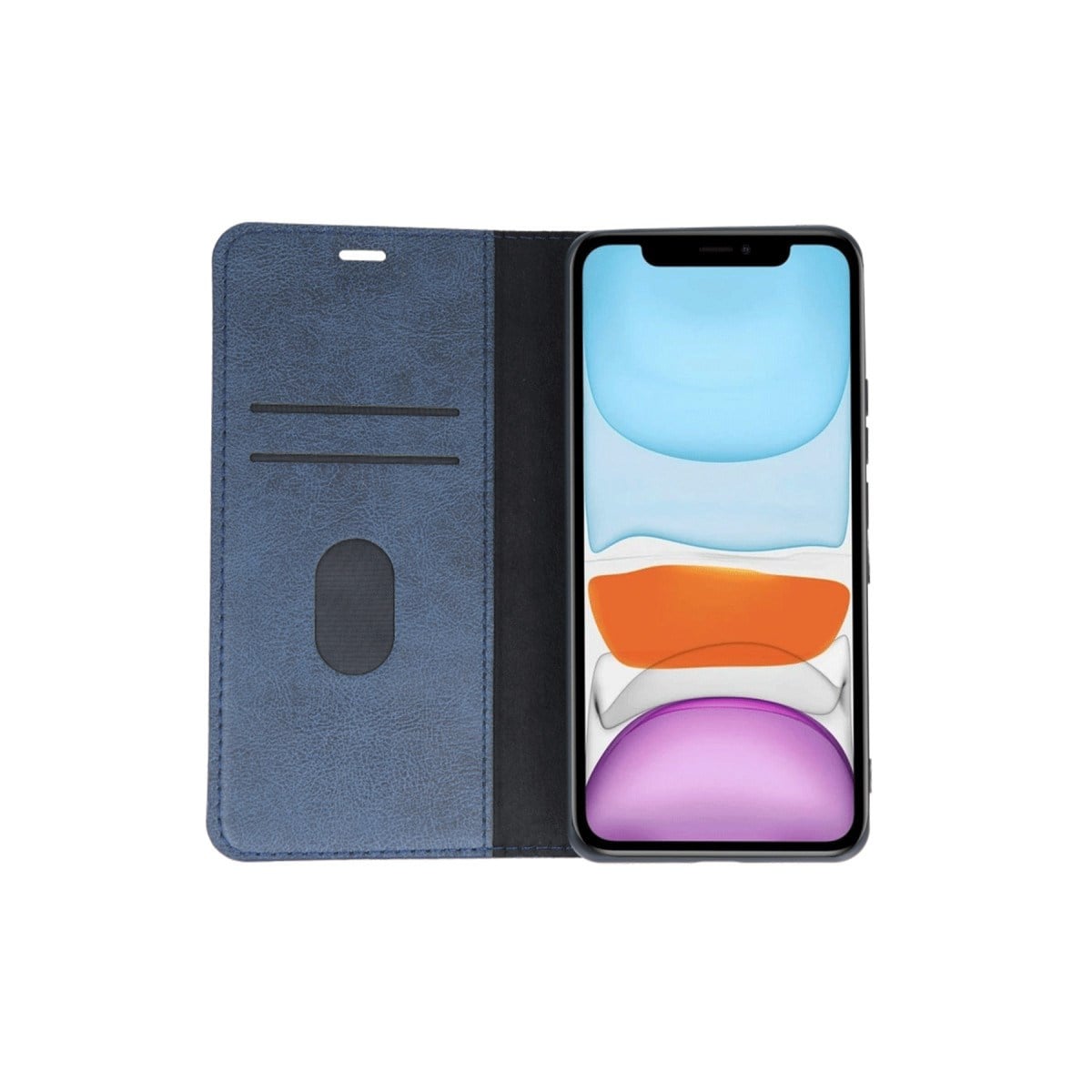 iPhone 11 Kılıf Trend S Plus Kapaklı Kılıf - Siyah