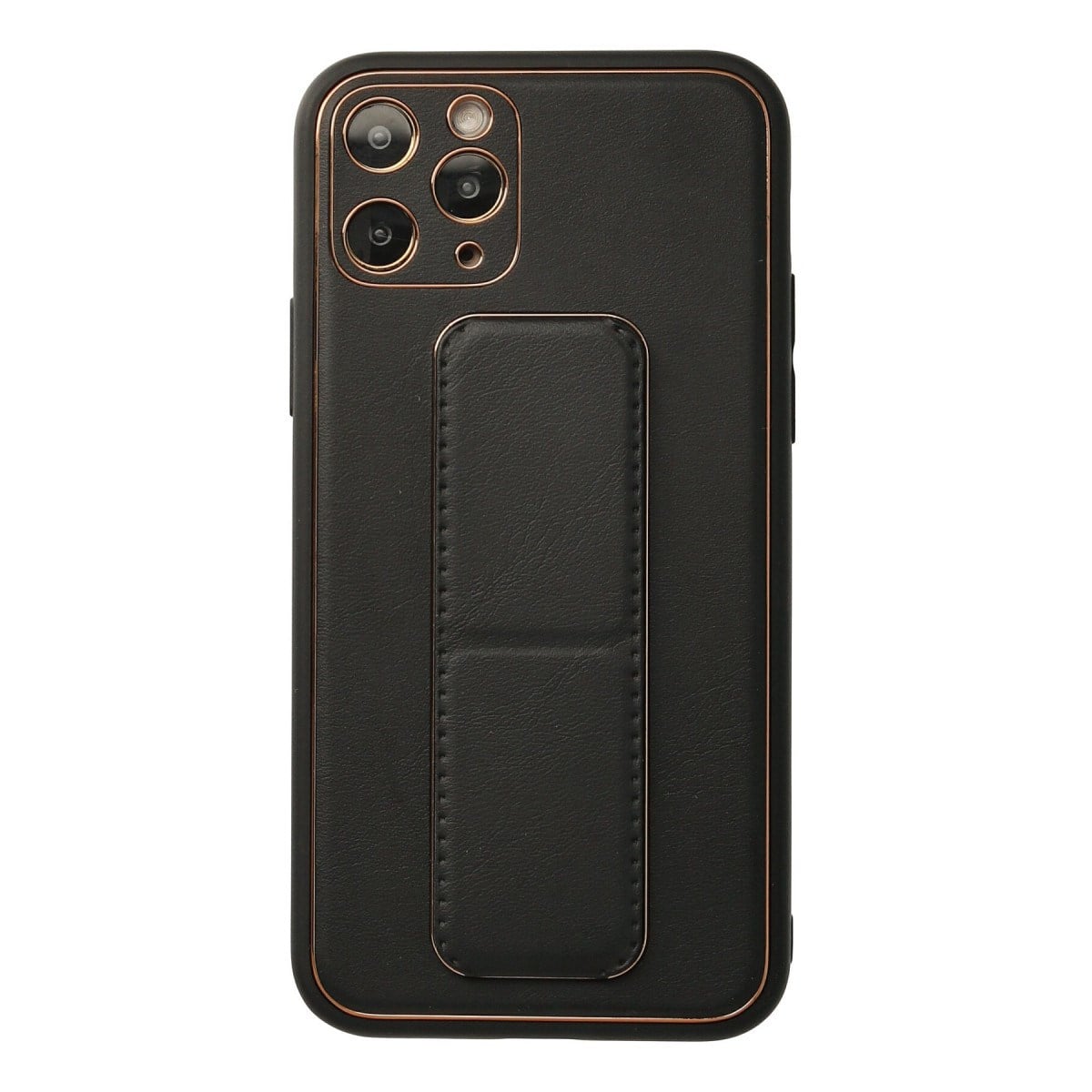 iPhone 11 Pro Kılıf Coco Deri Standlı Kapak - Siyah