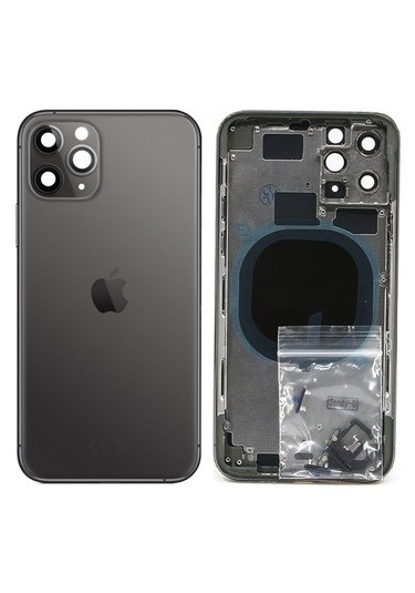 iPhone 11 Pro Max Uyumlu İçin Apple Boş Kasa (Siyah)