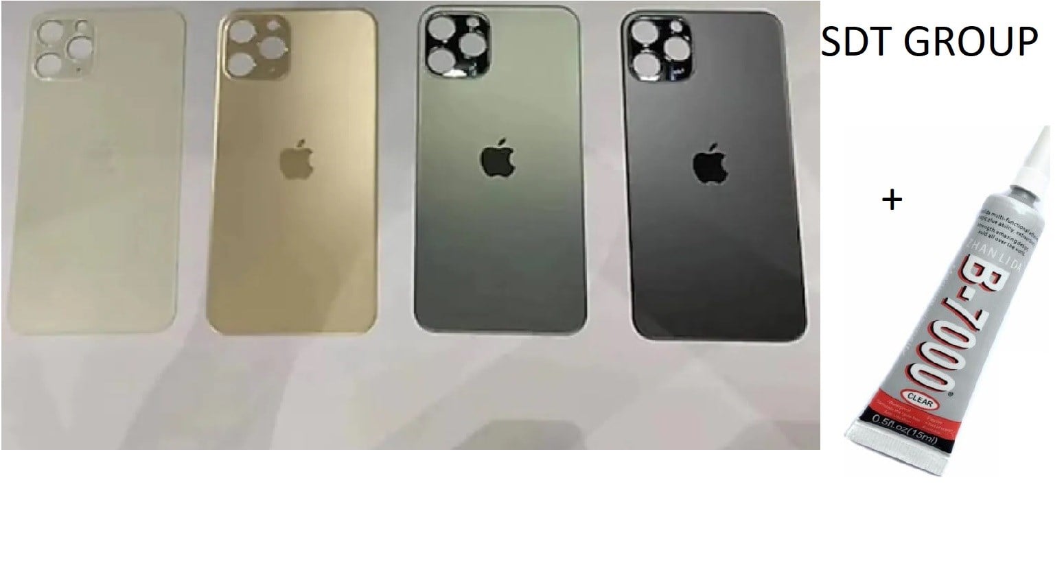 iPhone 11 PRO Uyumlu Arka Batarya Pil Kapağı ALTIN (B7000