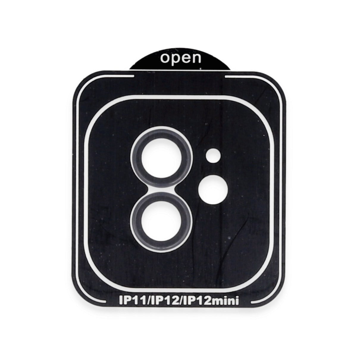 iPhone 11 PVD Metal Kamera Lens - Siyah
