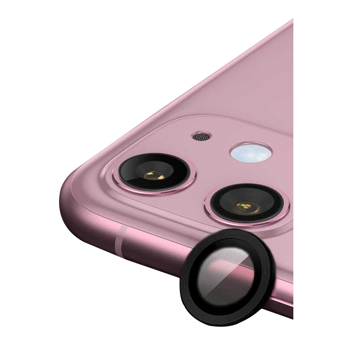 iPhone 11 Raze Metal Kamera Lens - Siyah