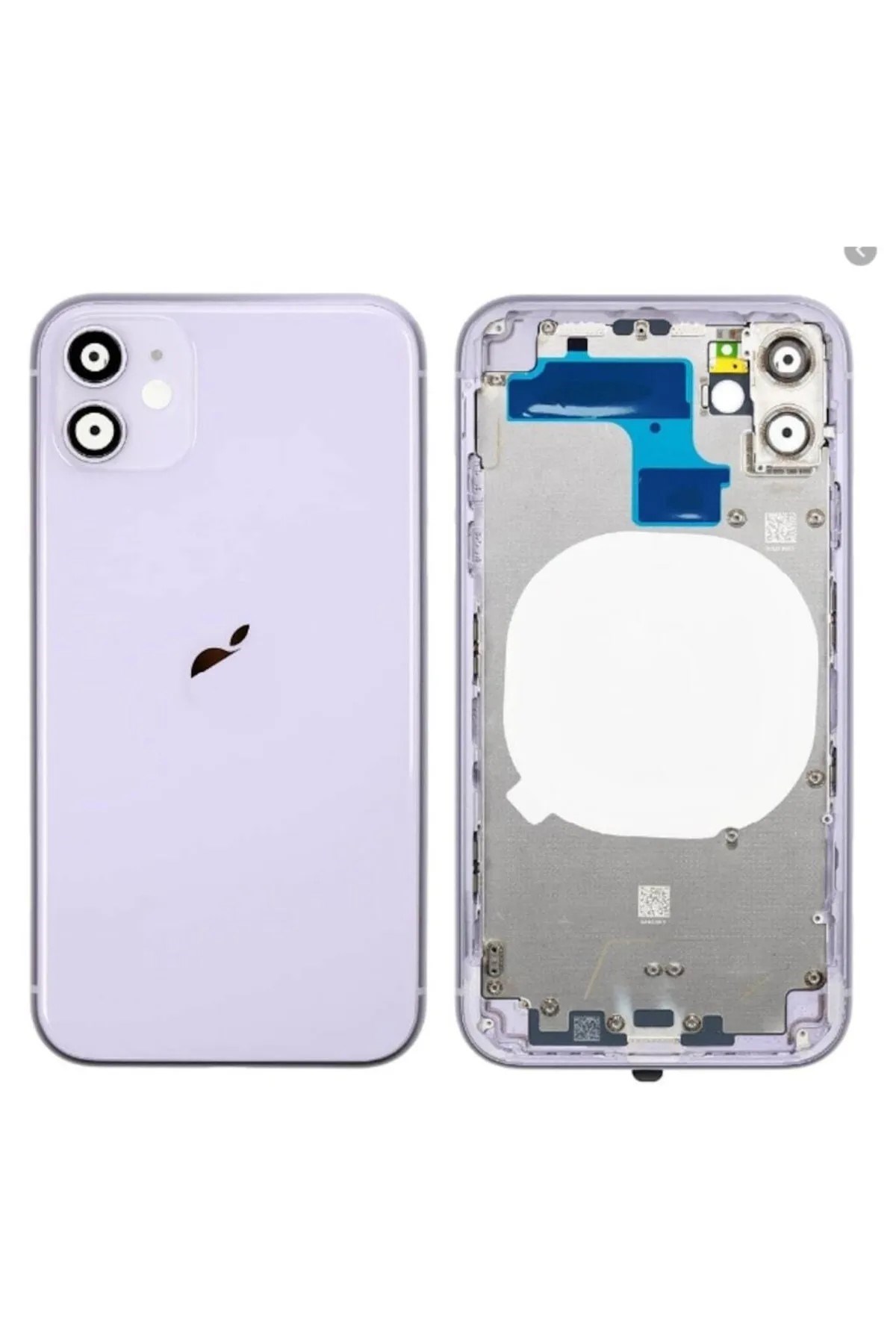 Iphone 11 Uyumlu Boş Kasa + Kapak Mor