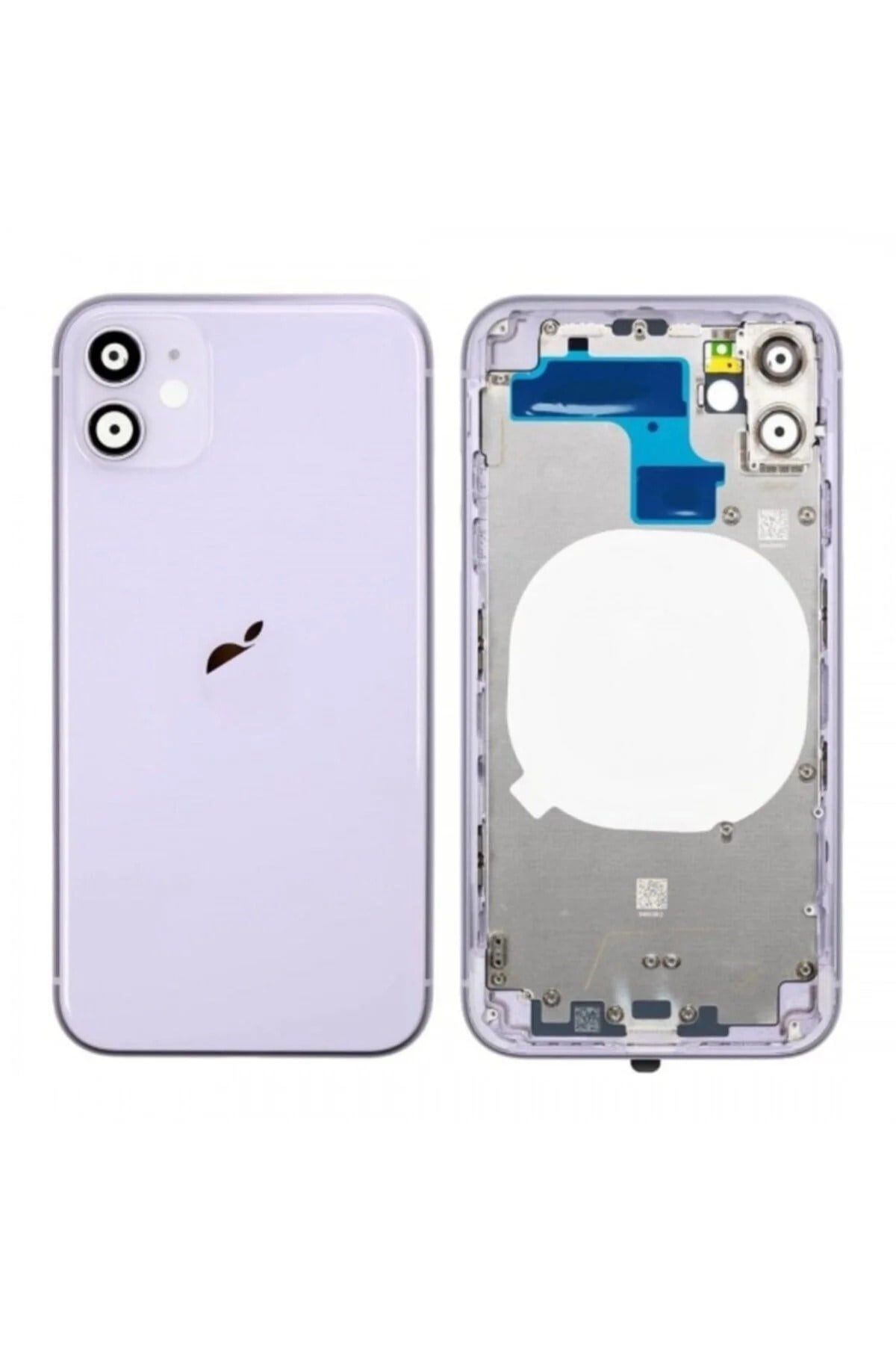 iPhone 11 Uyumlu Boş Kasa Kapak (Mor)