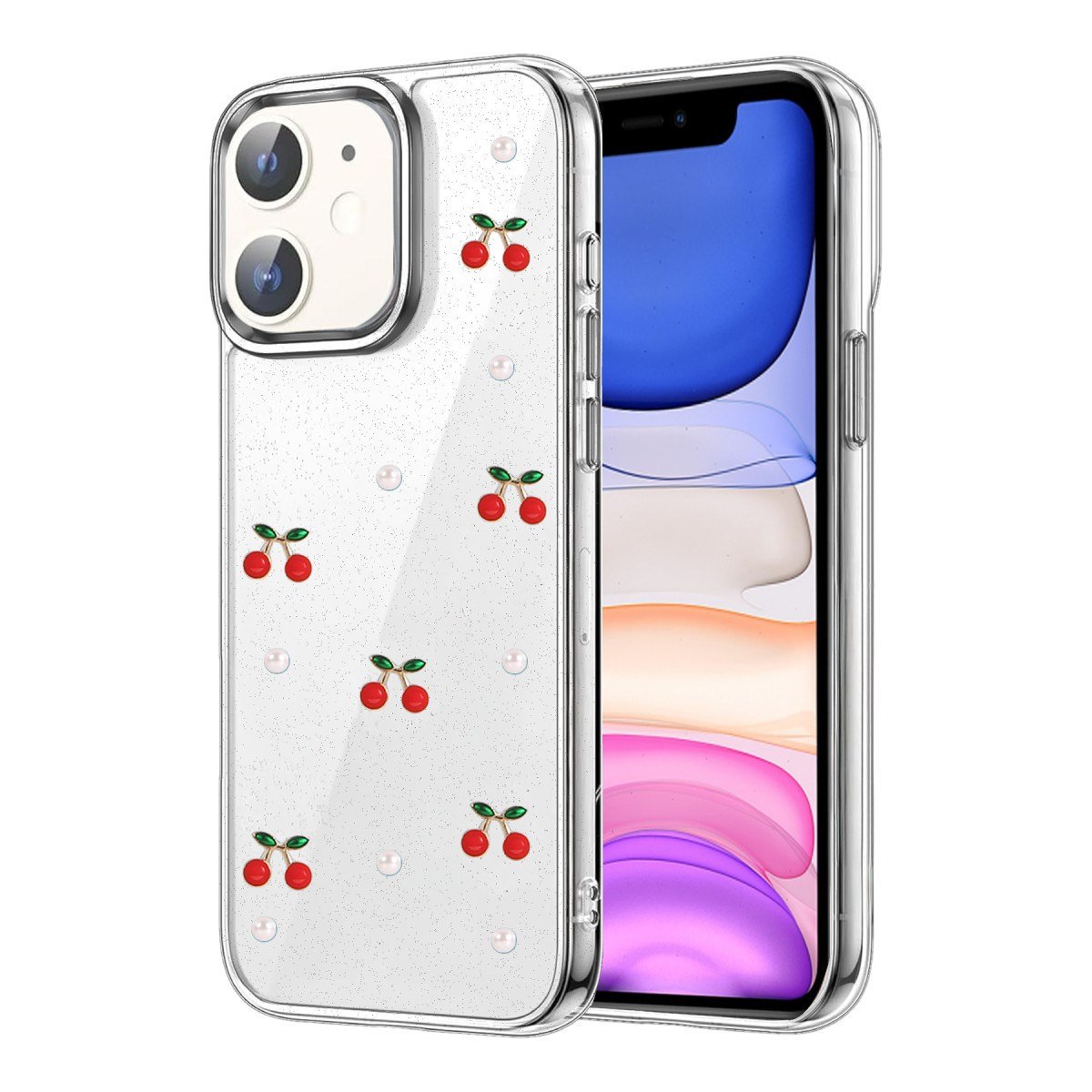 iPhone 12 Fiyonk Desenli Kapak - Desen 9