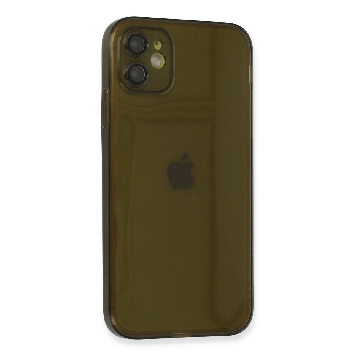 iPhone 12 Kılıf Fly Lens Silikon - Siyah