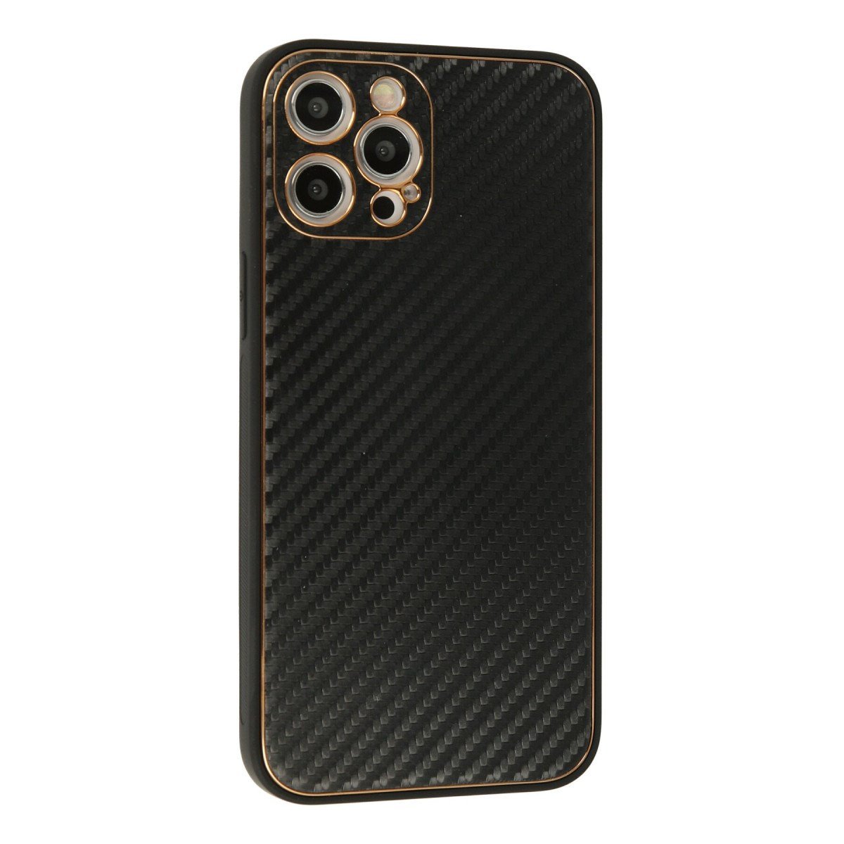iPhone 12 Pro Kılıf Coco Karbon Silikon - Siyah