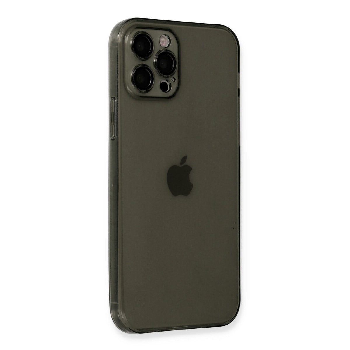 iPhone 12 Pro Kılıf Fly Lens Silikon - Siyah