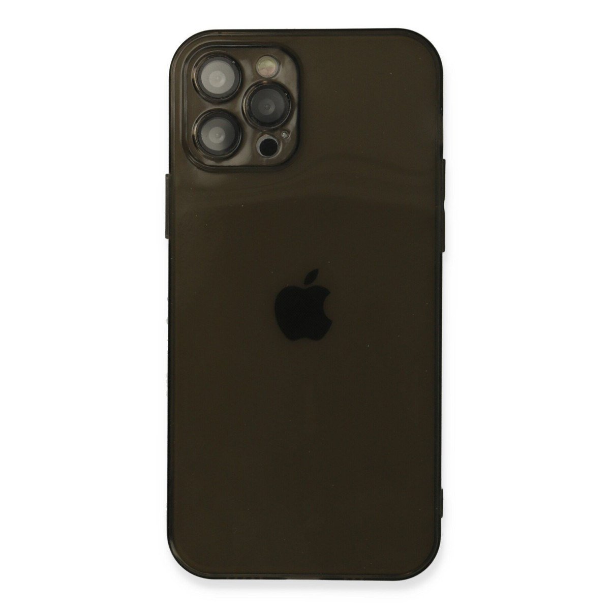 iPhone 12 Pro Kılıf Fly Lens Silikon - Siyah