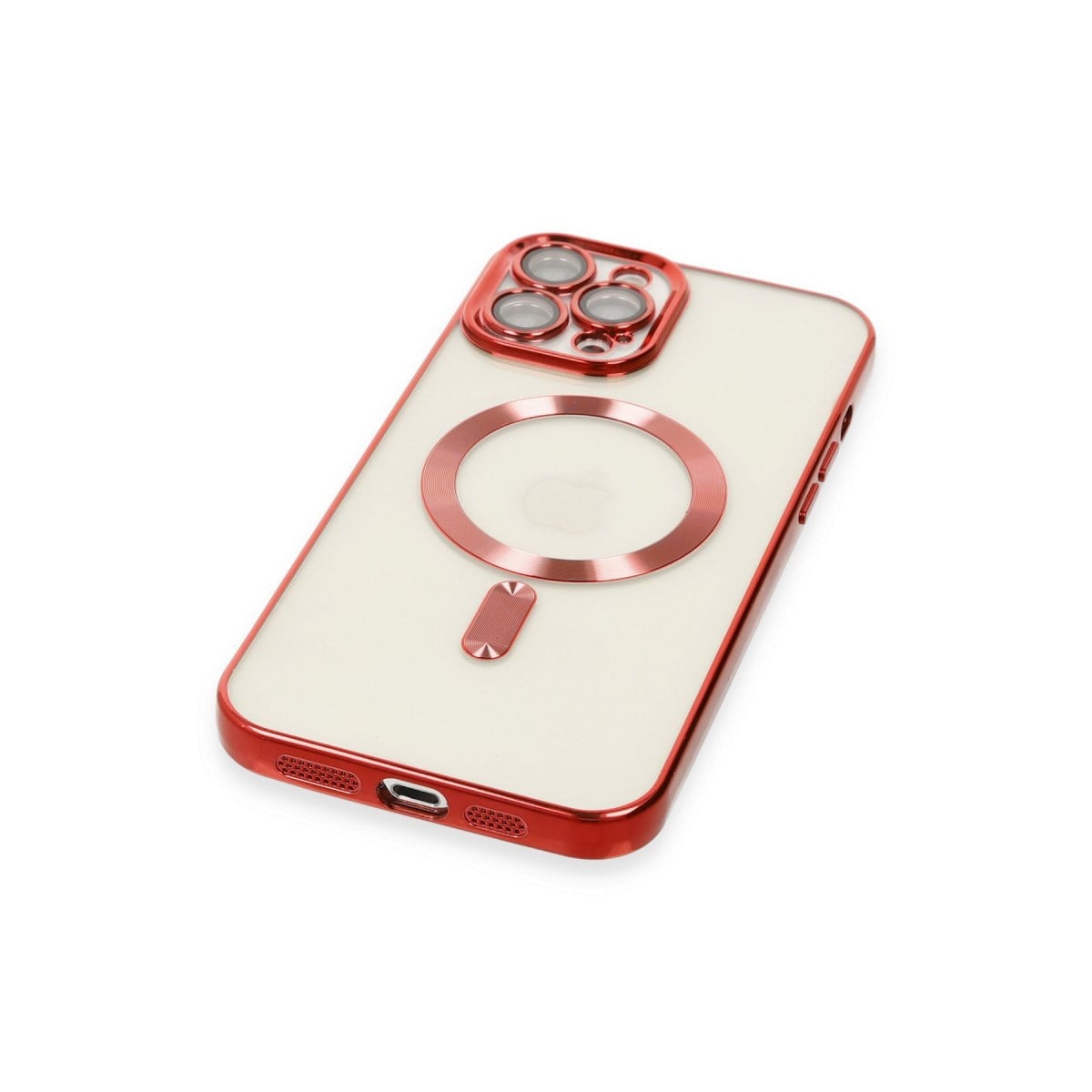 iPhone 12 Pro Max Kılıf Kross Magneticsafe Kapak - Kırmızı