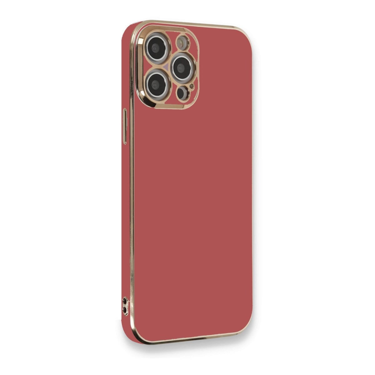iPhone 12 Pro Max Kılıf Volet Silikon - Kırmızı