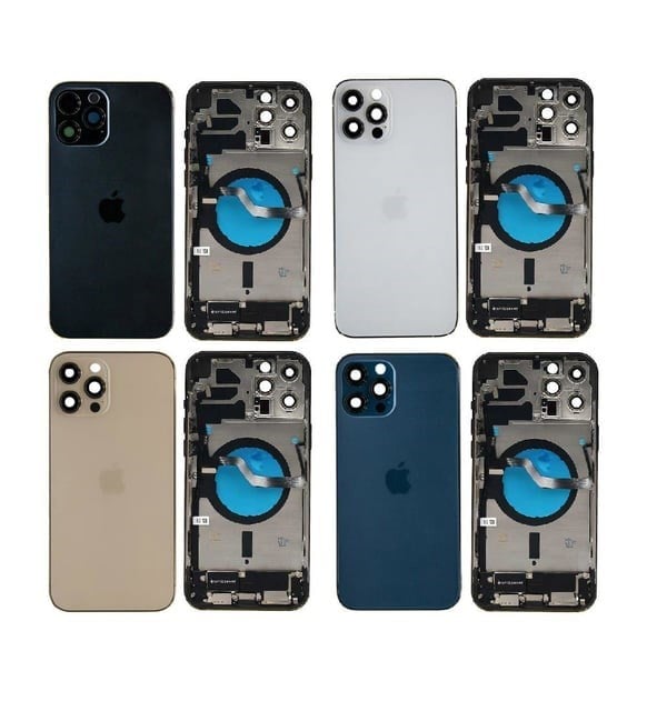 iPhone 12 Pro Max Uyumlu FULL Dolu Kasa (Mavi)