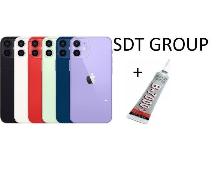 iPhone 12 Uyumlu Arka Batarya Pil Kapağı MAVİ (B7000 15 M