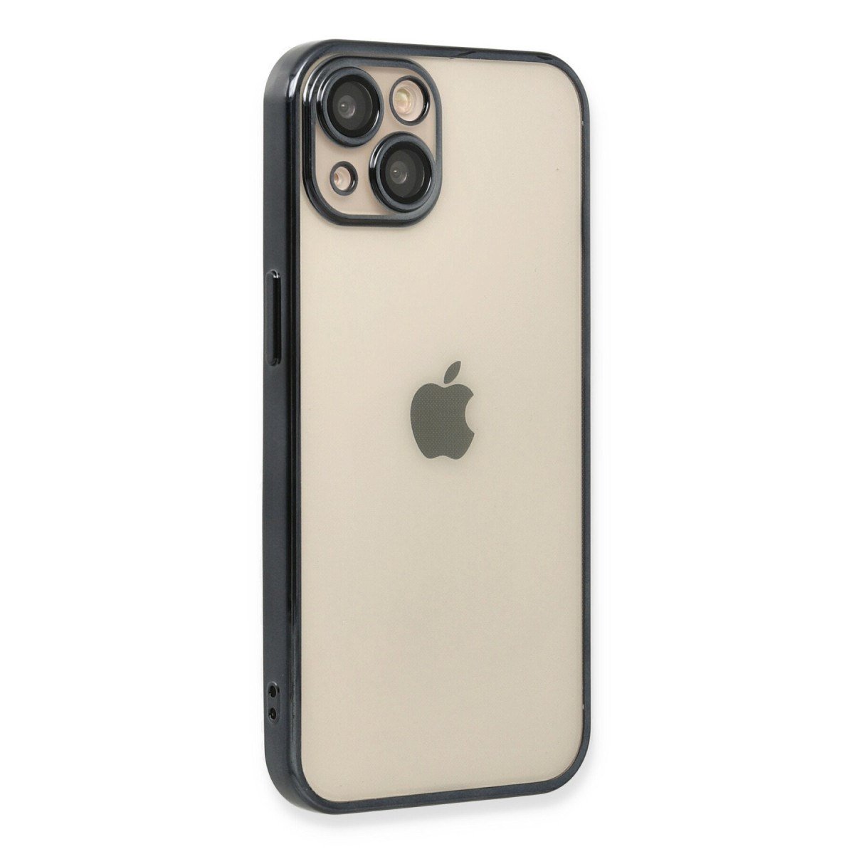 iPhone 13 Kılıf Razer Lensli Silikon - Siyah