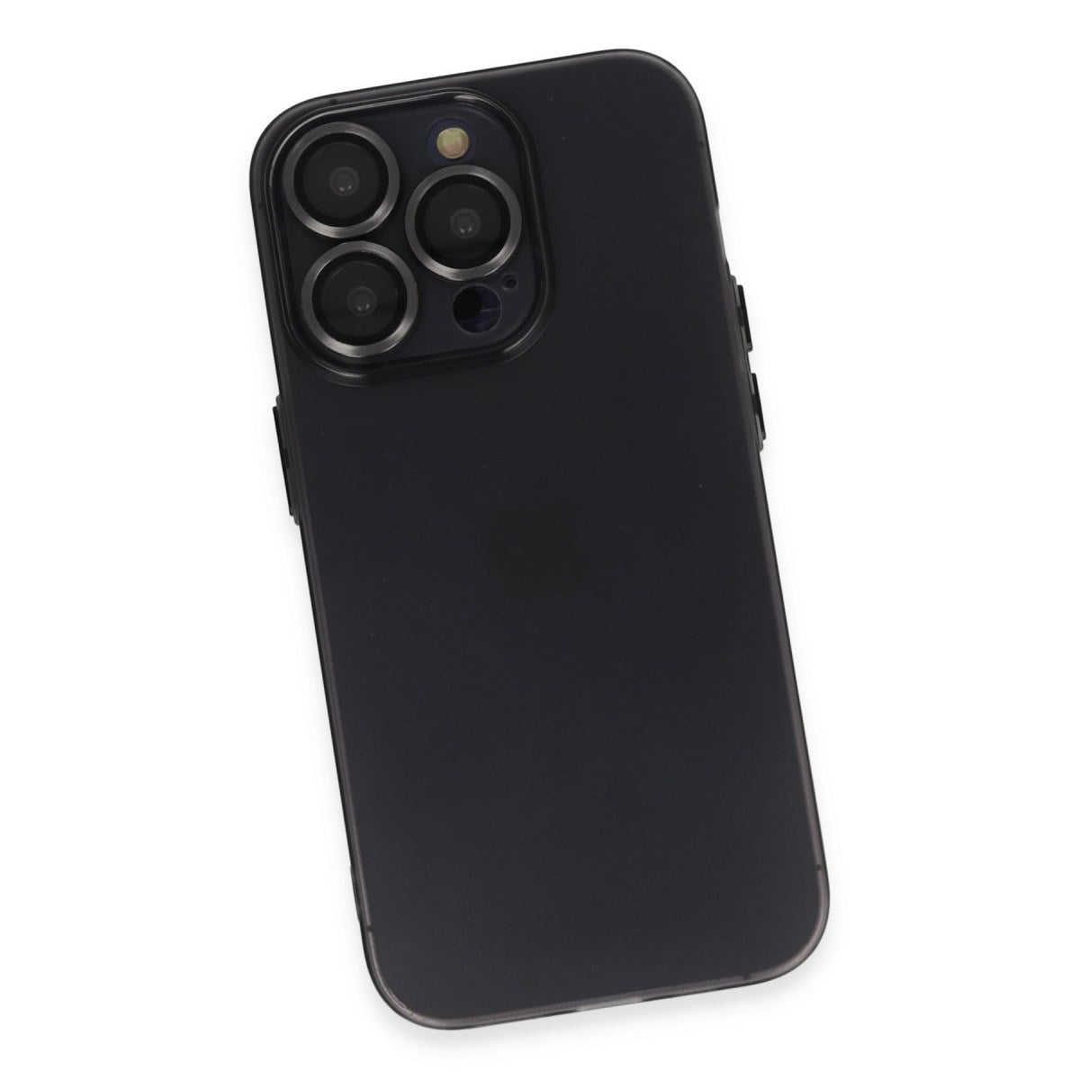 iPhone 13 Pro Kılıf Luko Lens Silikon - Siyah