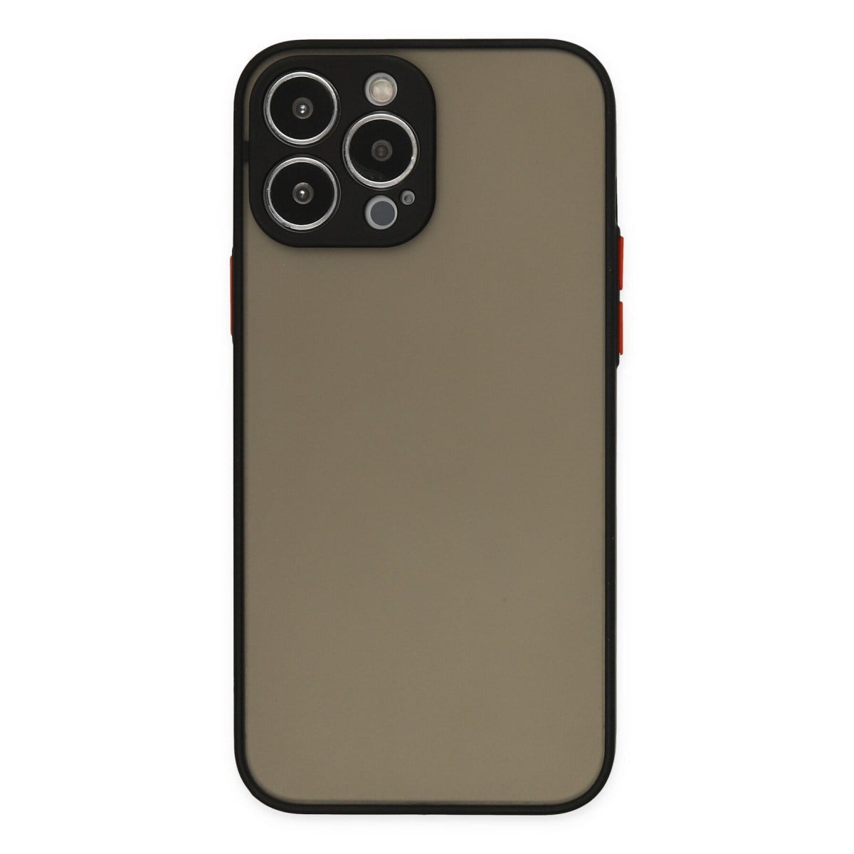 iPhone 13 Pro Kılıf Montreal Silikon Kapak - Siyah