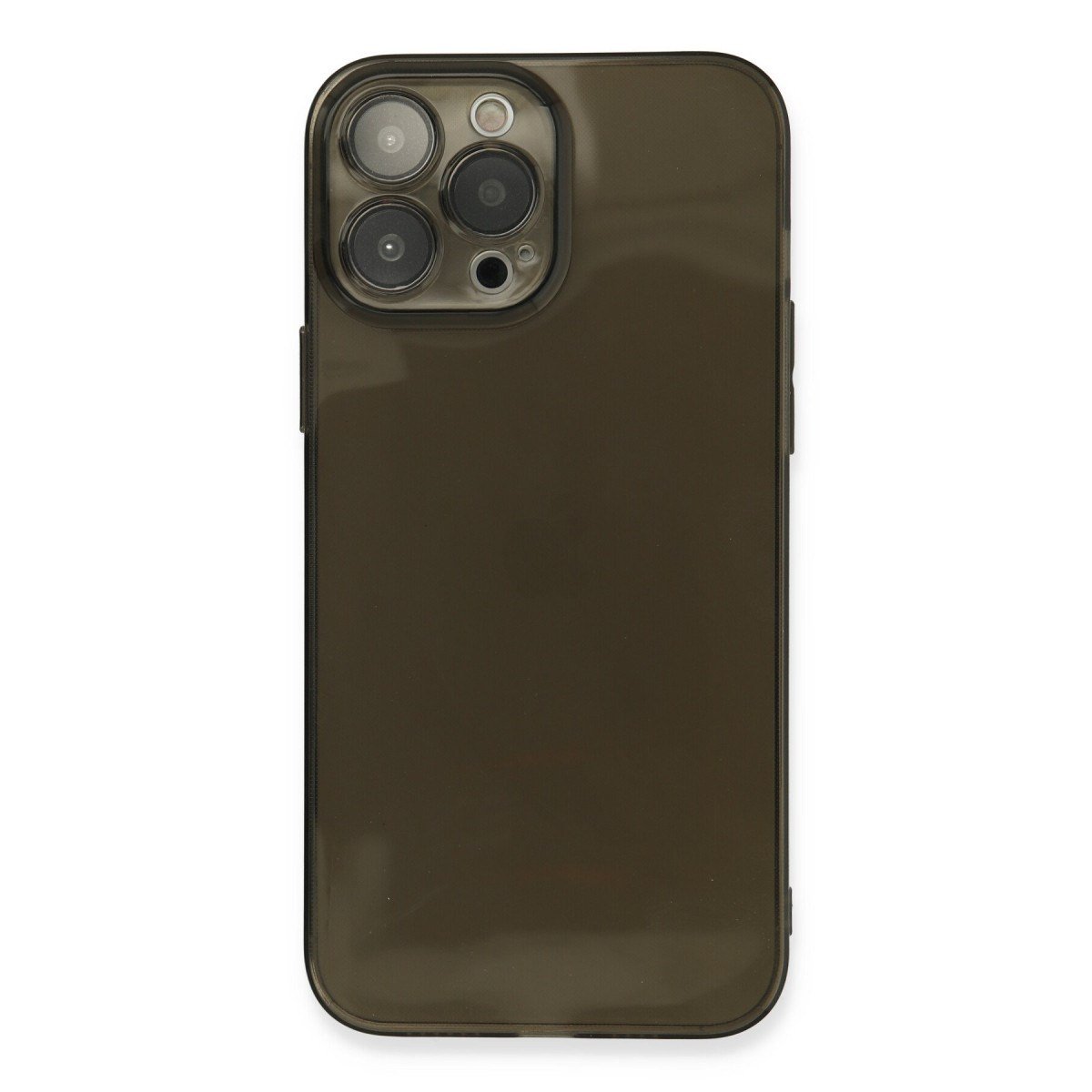 iPhone 13 Pro Max Kılıf Fly Lens Silikon - Siyah