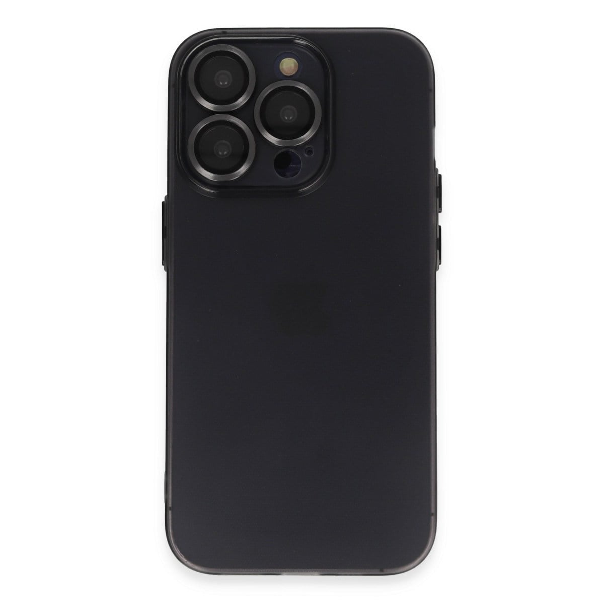iPhone 13 Pro Max Kılıf Luko Lens Silikon - Siyah