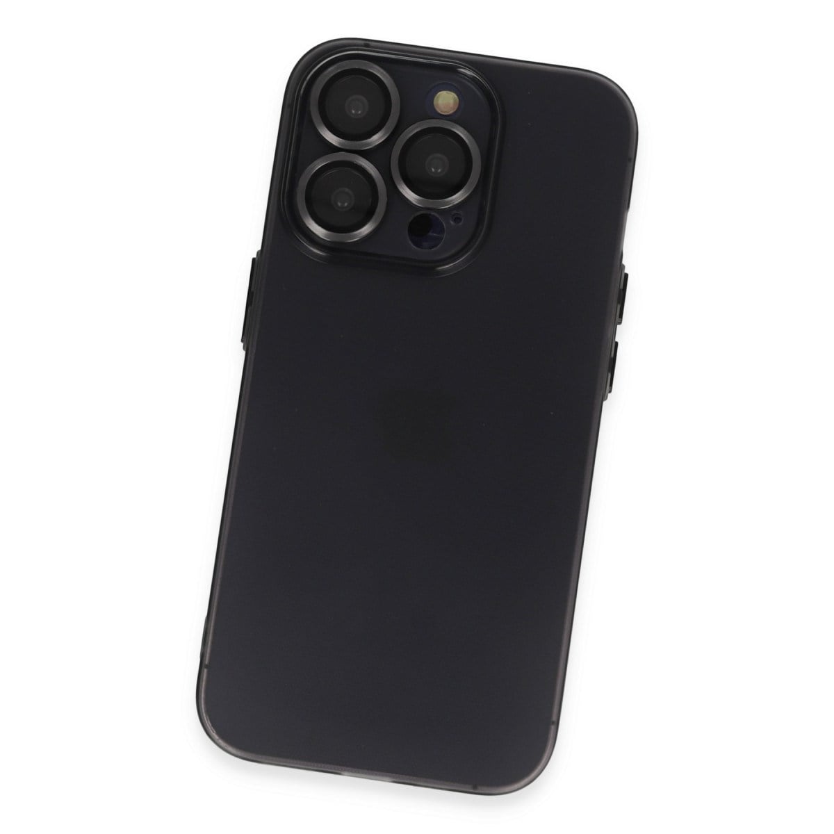 iPhone 13 Pro Max Kılıf Luko Lens Silikon - Siyah