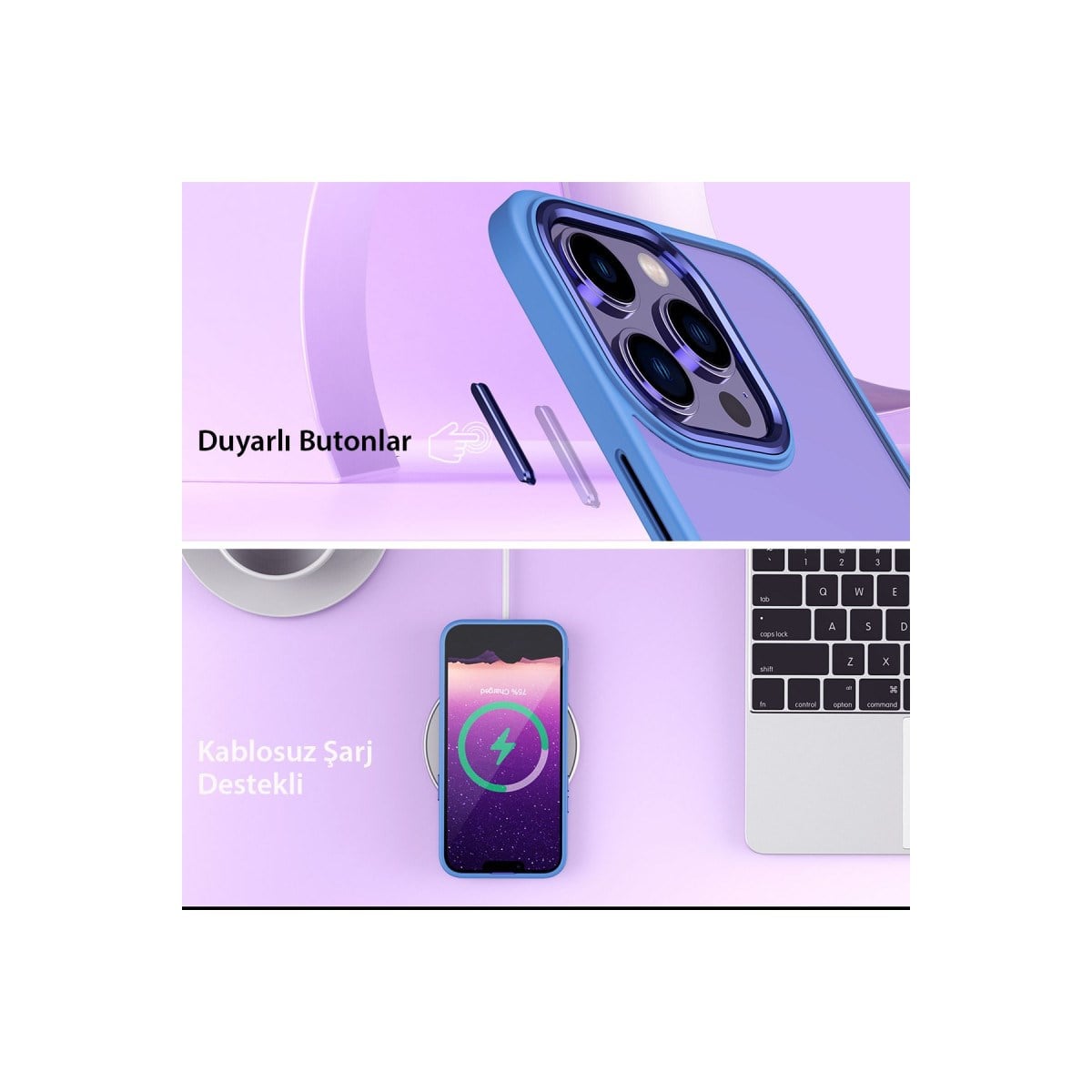 iPhone 13 Pro Max Kılıf Power Silikon - Siyah