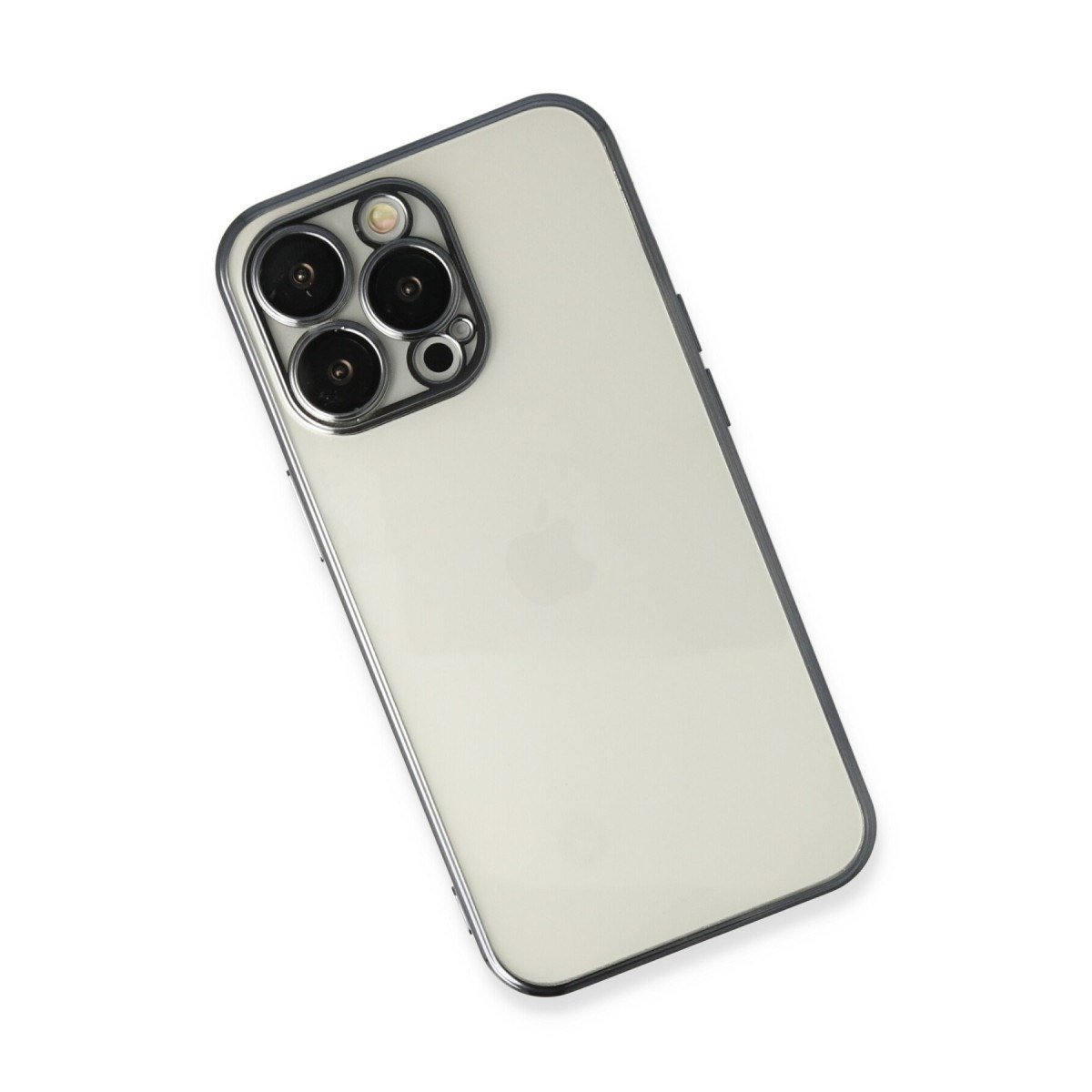 iPhone 13 Pro Max Kılıf Razer Lensli Silikon - Siyah