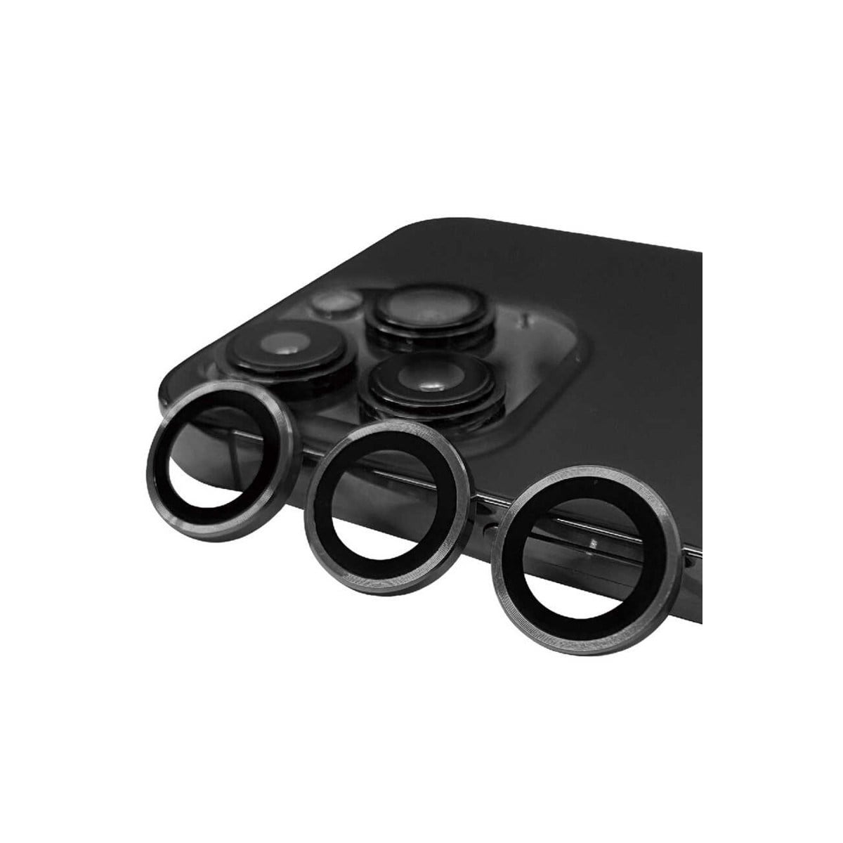 iPhone 13 Pro Max Raze Metal Kamera Lens - Gri
