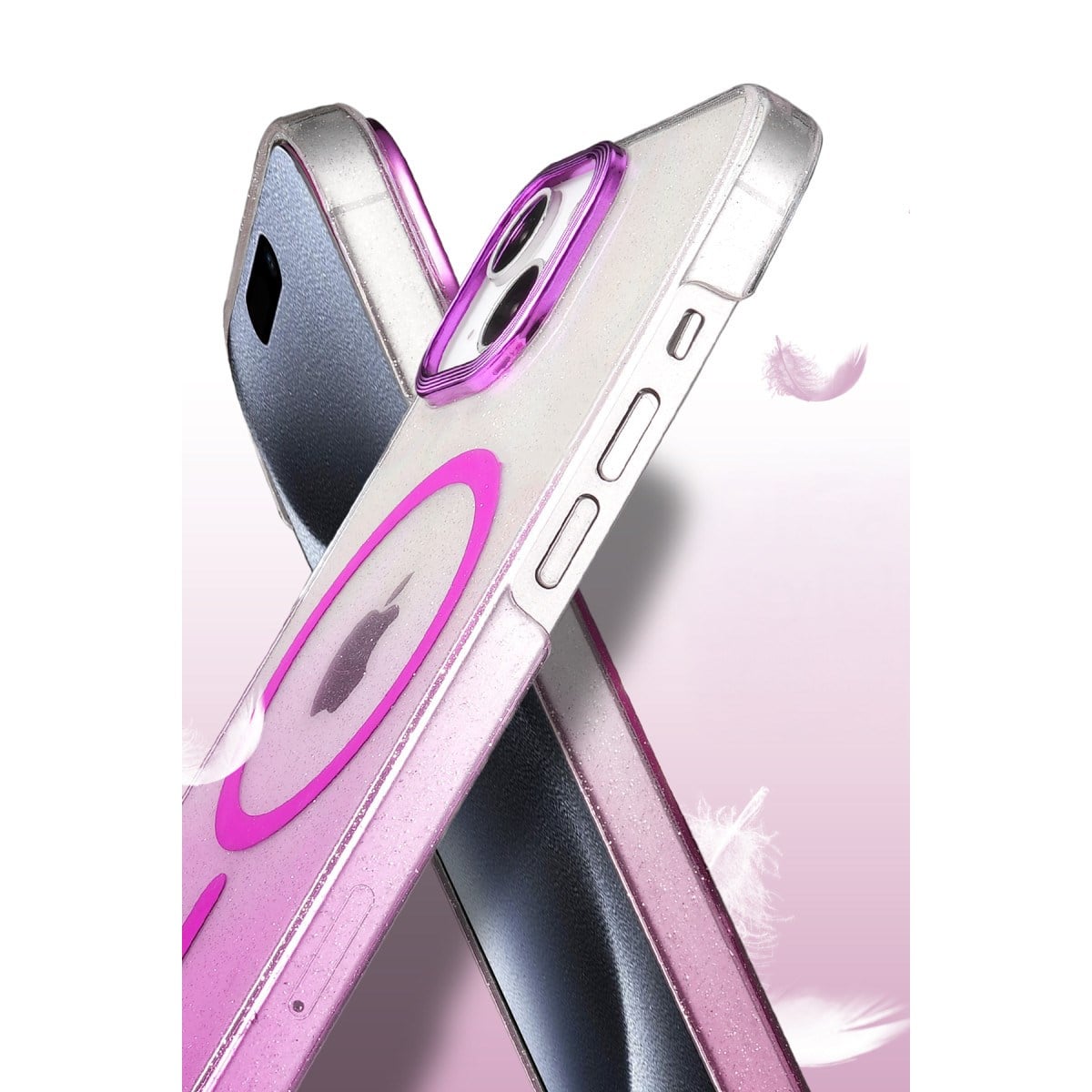 iPhone 14 Glossy Magsafe Kapak - Siyah