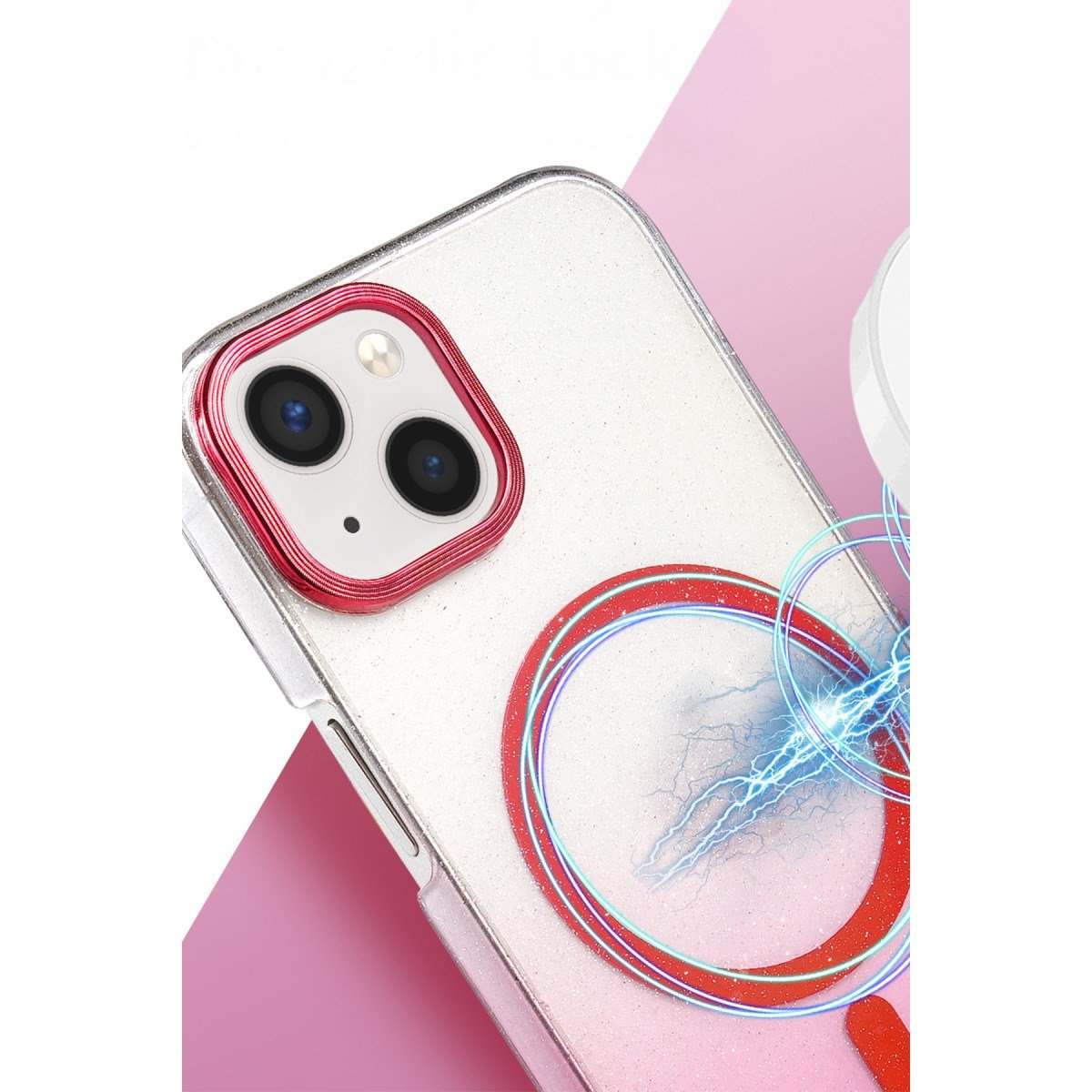 iPhone 14 Glossy Magsafe Kapak - Siyah