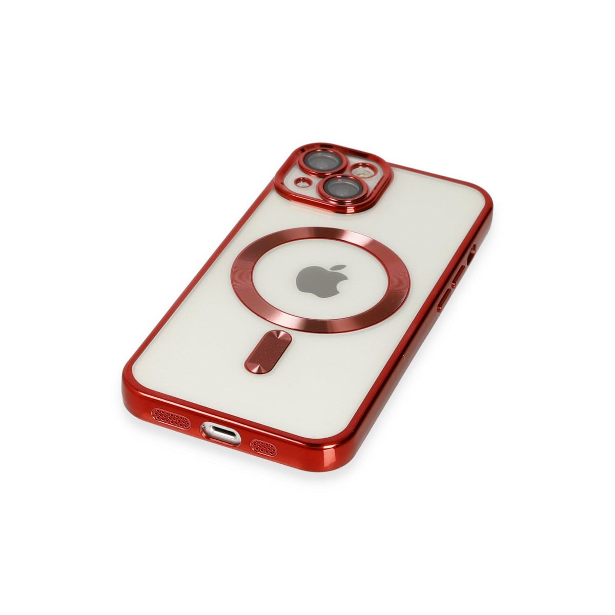iPhone 14 Kılıf Kross Magneticsafe Kapak - Kırmızı