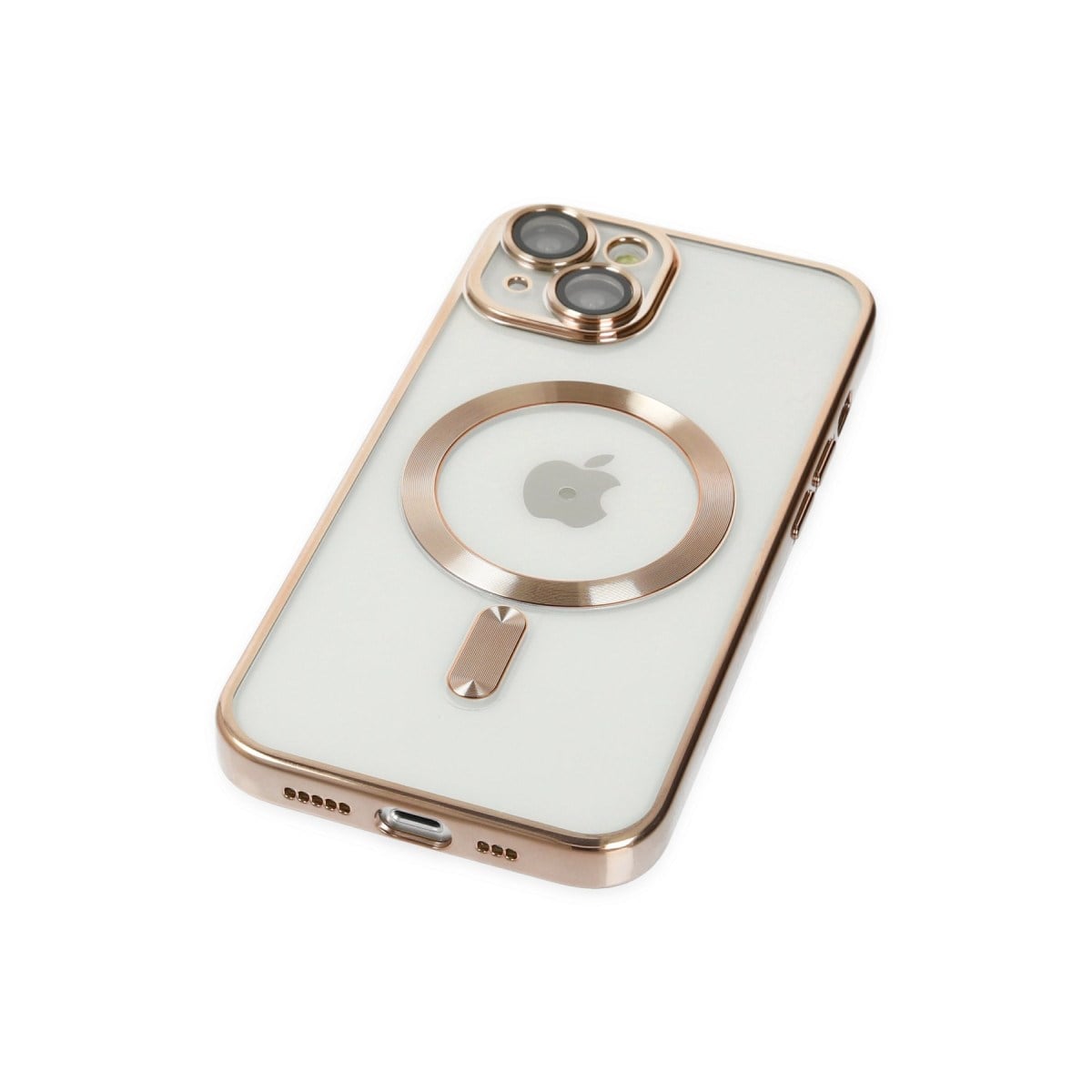 iPhone 14 Kılıf Kross Magneticsafe Kapak - Gold