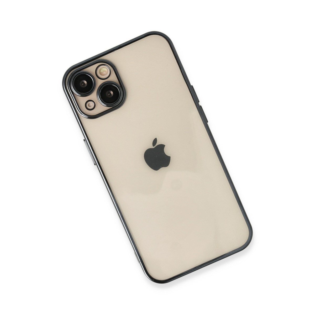 iPhone 14 Kılıf Razer Lensli Silikon - Siyah