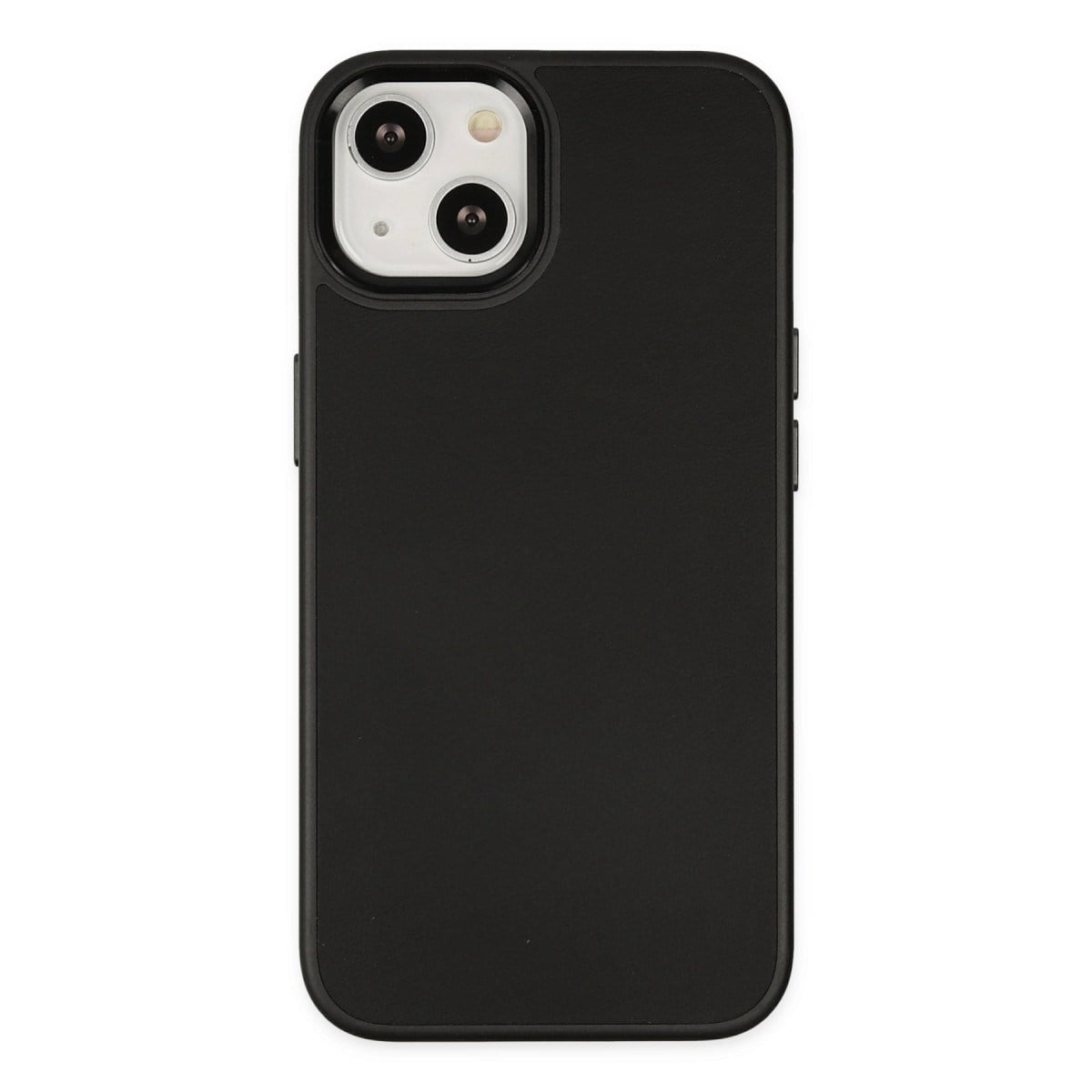 iPhone 14 Plus Kılıf Asya Deri Silikon - Siyah