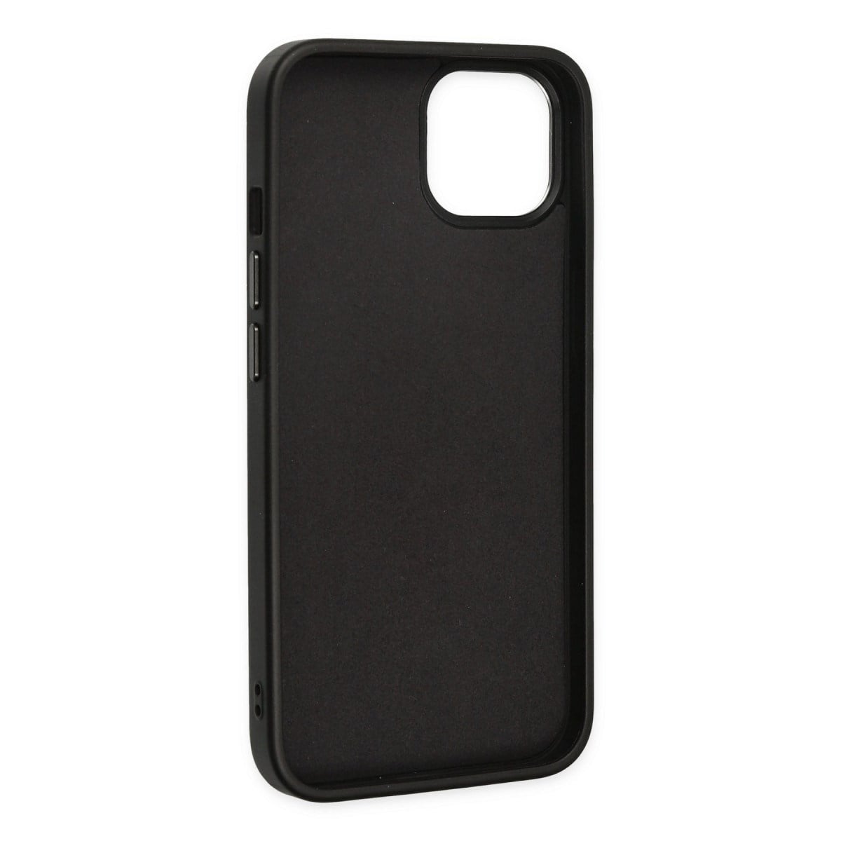 iPhone 14 Plus Kılıf Asya Deri Silikon - Siyah