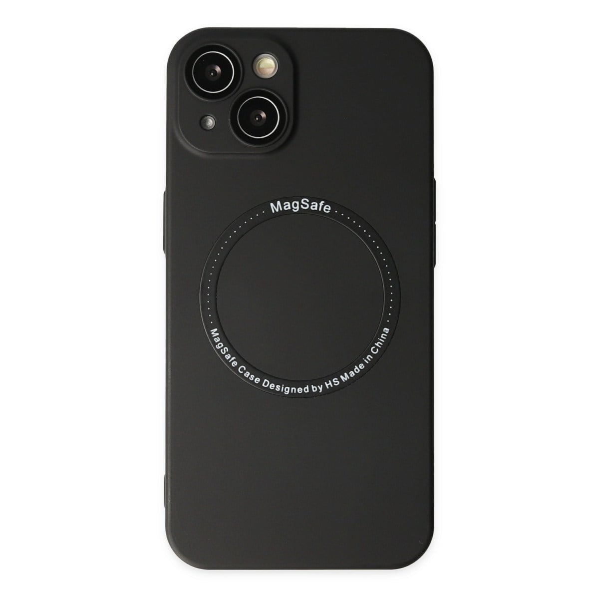 iPhone 14 Plus Kılıf Jack Magneticsafe Lens Silikon - Siyah