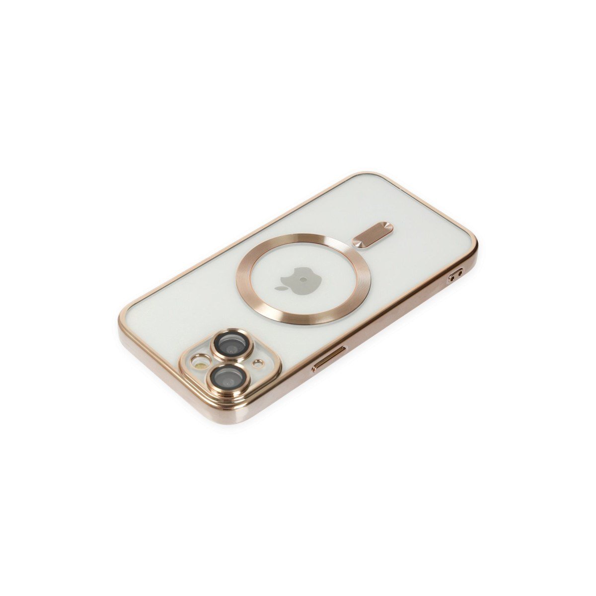 iPhone 14 Plus Kılıf Kross Magneticsafe Kapak - Gold