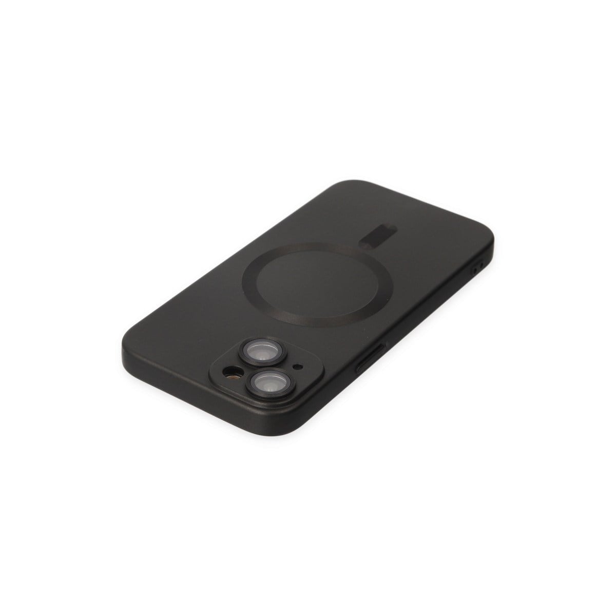 iPhone 14 Plus Kılıf Moshi Lens Magneticsafe Silikon - Siyah